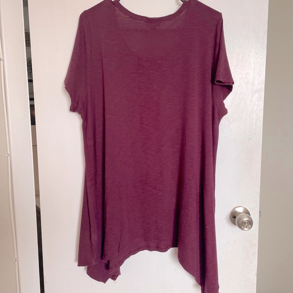 ***SOLD***Torrid Sharkbite Heart Swing Tunic Top - Size 1X - Picture 6 of 13